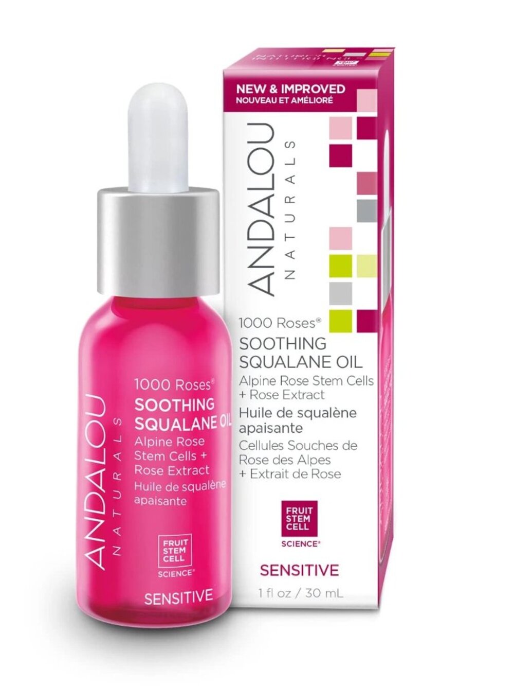 Andalou Naturals 1000 ROSES® Soothing Squalane Oil